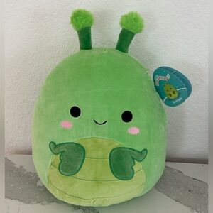Squishmallows Caterpillar Trenton 12”  Plush NWT RARE HTF